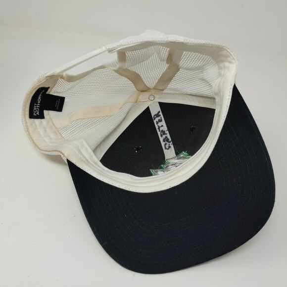 Port Authority Snapback Meshback Hat Embroidered ZLL Black White - Picture 9 of 12